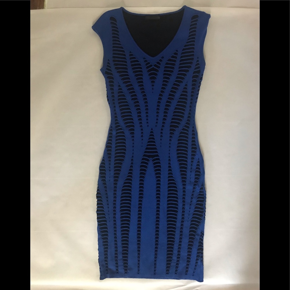 RVN one-of-a-kind XS dress Slit Textured Stretchy